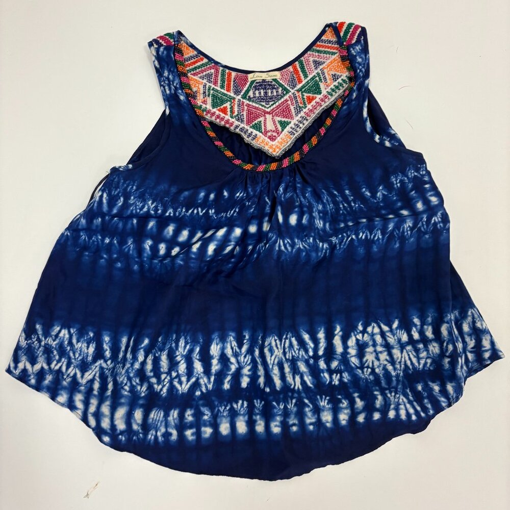 Tie Dye and Patterned Blouse